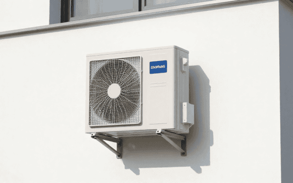 Climatisation extérieure pour confort thermique.