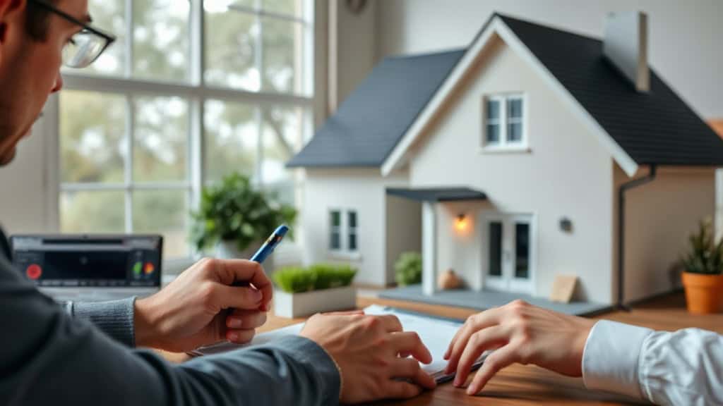 Modèle de maison moderne en intérieur avec grande fenêtre, design contemporain, matériaux de qualité, idéal pour projets de construction ou rénovation résidentielle.